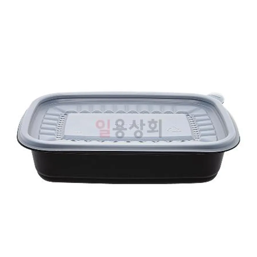 사각 죽용기 JH 1913 소 500세트 검정 이미지