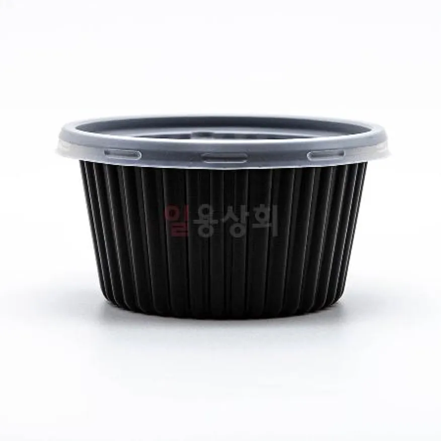 국용기 BFP 105파이 PP 중 500세트 검정 이미지