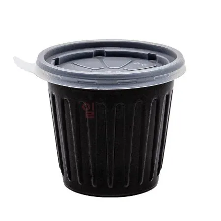 소스용기 JH 75파이 대 160ml 500세트 검정