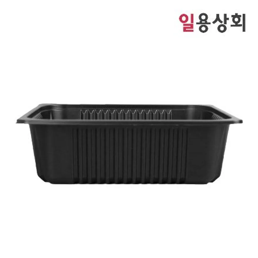 실링용기 JH 23197 2000ml 100개 검정 이미지