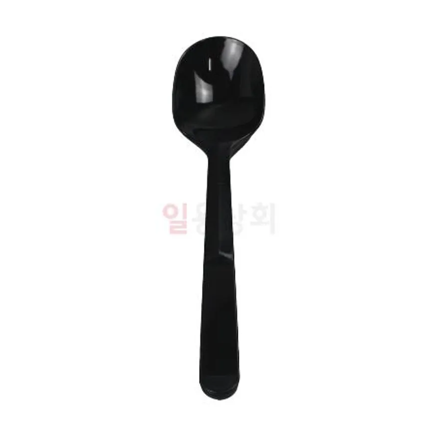 빙수스푼 CI 1매 낱개포장 500개 검정 이미지