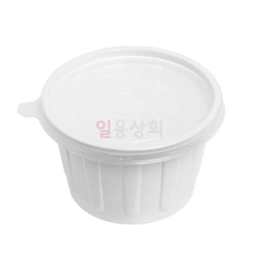 국용기 JH 105파이 대 350ml 500세트 백색 이미지
