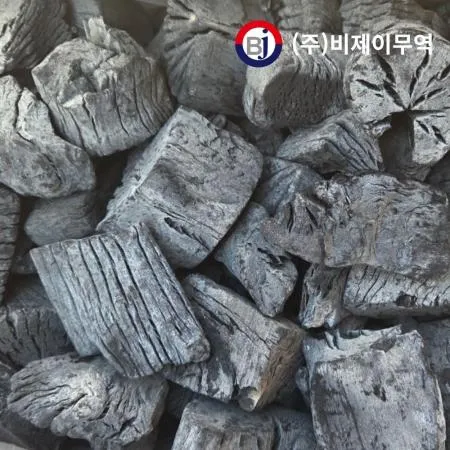 [비제이무역 밝은참숯] 두번 구운 나이지리아 백탄 S사이즈 이미지