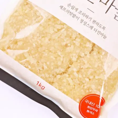 [내일도착보장] 국내산 정성스레 다진마늘 냉장 5kg 이미지