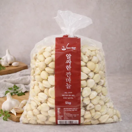 [내일도착보장] 국내산 남도종 깐마늘 5kg (대)