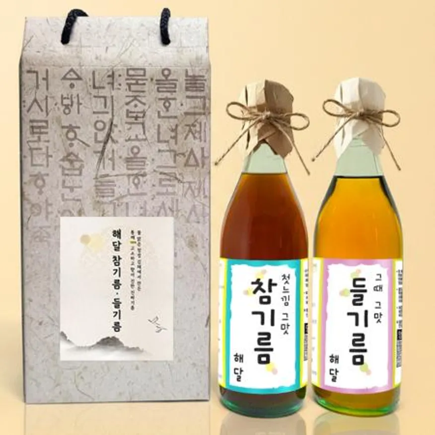 참기름+들기름 2구 업소용 이미지