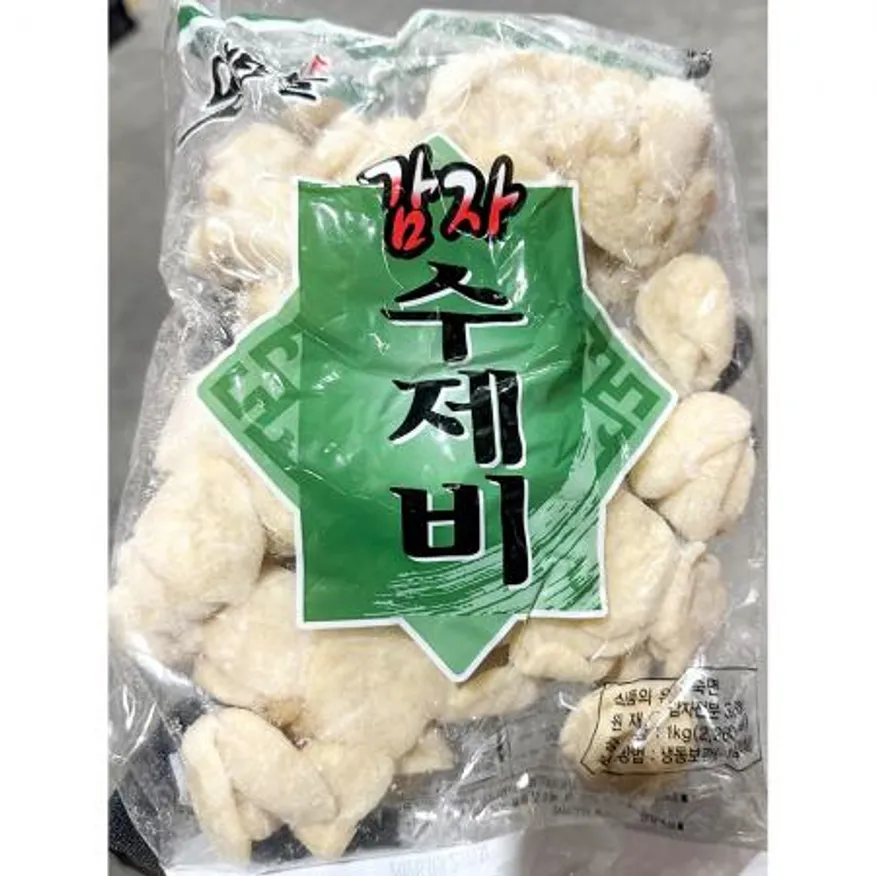 백미 감자수제비 1kg 업소용 이미지