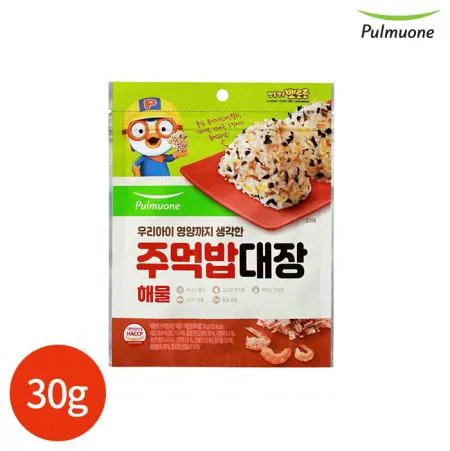 풀무원 주먹밥 대장 해물 30g 업소용 이미지