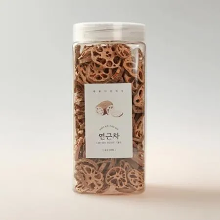 아름다운정성 무농약 연근차 190g 선물상자X 업소용