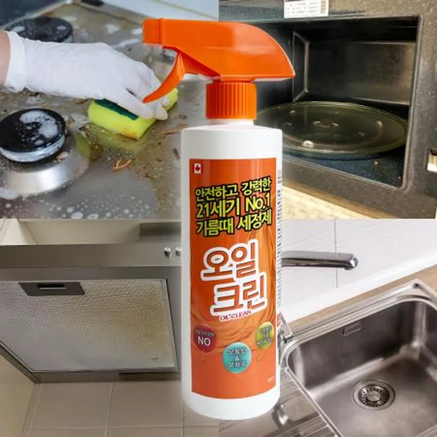 오일크린 500ml 10개-기름때제거 세정제 업소용 이미지