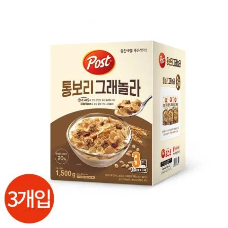 포스트 통보리 그래놀라 500g X3개