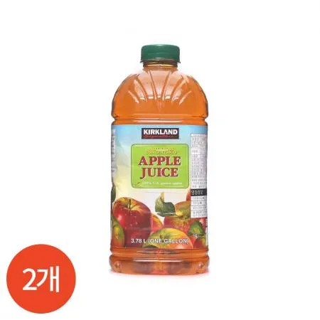 커클랜드 시그니처 압착 사과주스 3.78L 2개