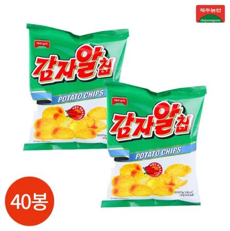제주농연 감자알칩 27g X40봉