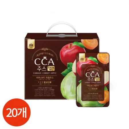 BALANCE GROW CCA 착즙 주스 120ml x 20개 업소용