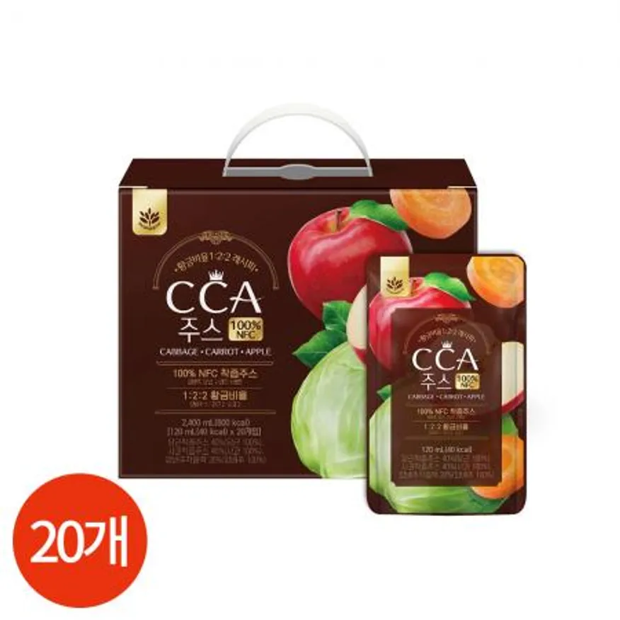 BALANCE GROW CCA 착즙 주스 120ml x 20개 업소용 이미지