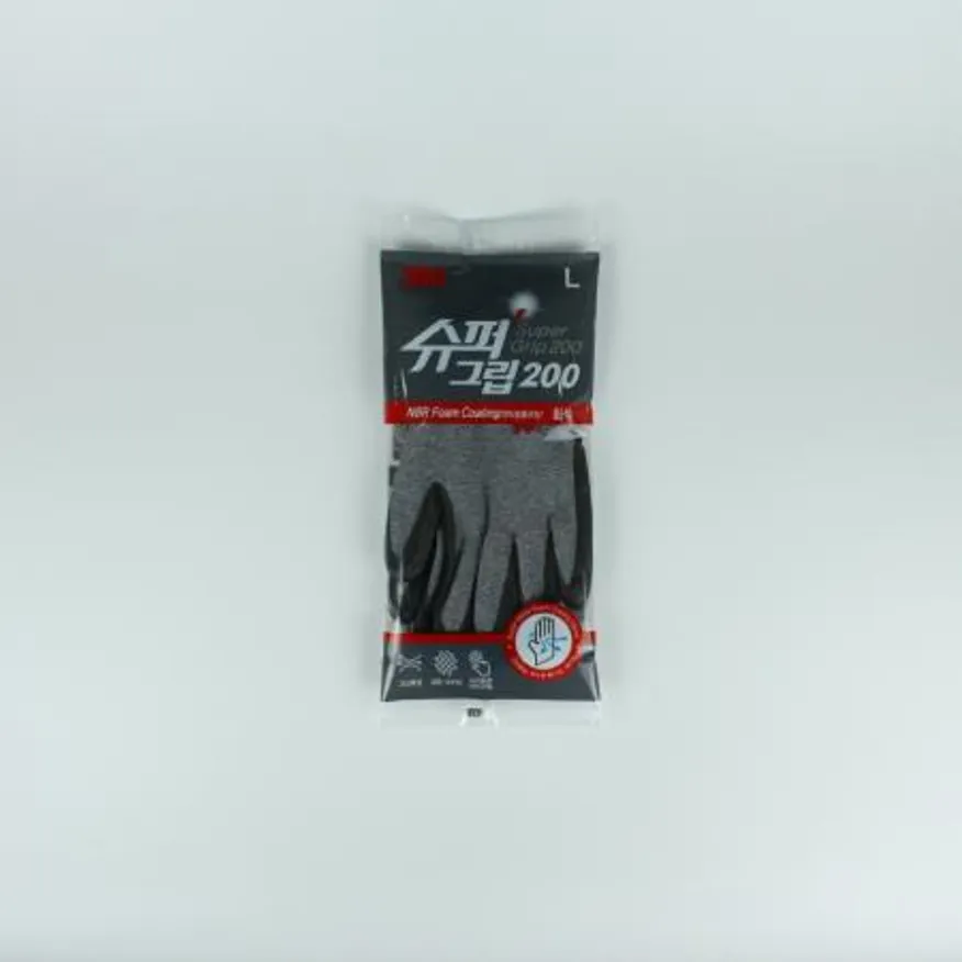 3M 슈퍼그립 장갑 그레이 L 업소용 이미지