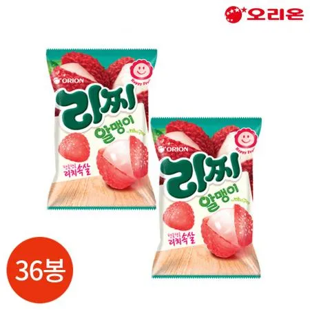 오리온 마이구미 리찌 알맹이 81g X36개
