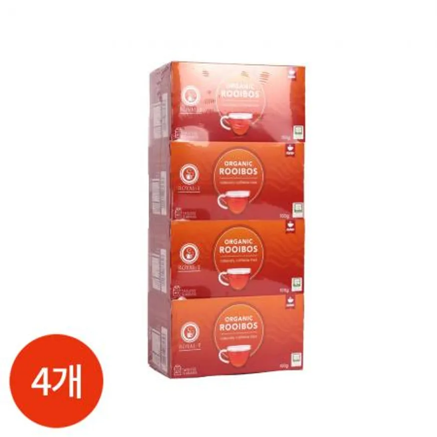 로열티 유기농 루이보스 티 40T 100g x 4개 업소용 이미지