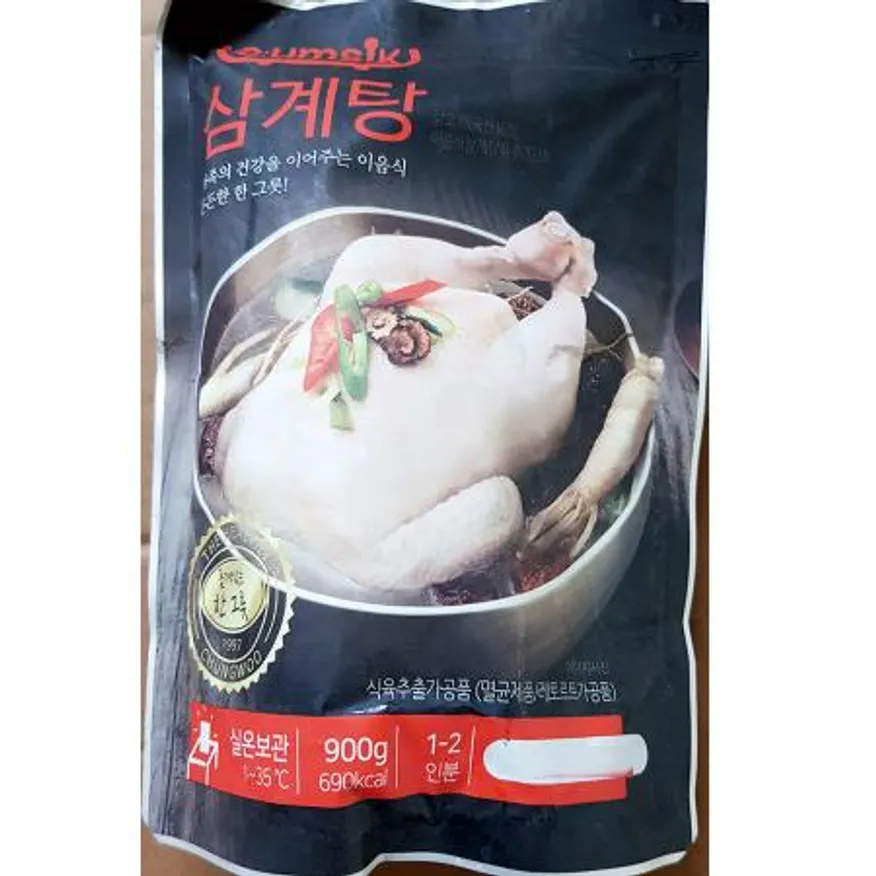 삼계탕(청우 900g)X5 업소용 이미지