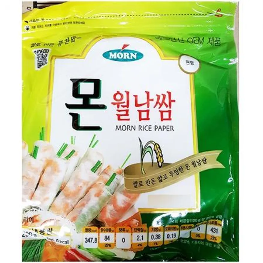 원형 월남쌈 (몬 16cmx200g) 업소용 이미지