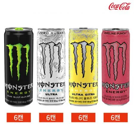 몬스터에너지 그린 울트라 시트라 펀치 355ml 24캔 업소용