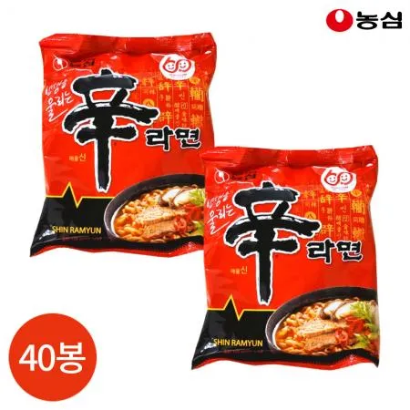 농심 신라면 120g x 40봉 업소용