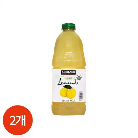 커클랜드 시그니처 유기농 레몬에이드 2.84L x 2개 업소용