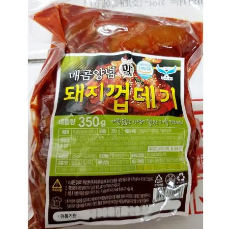 매콤양념돼지껍데기(350g) 업소용