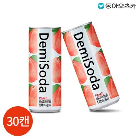 동아 데미소다 피치 250ml x 30캔 업소용