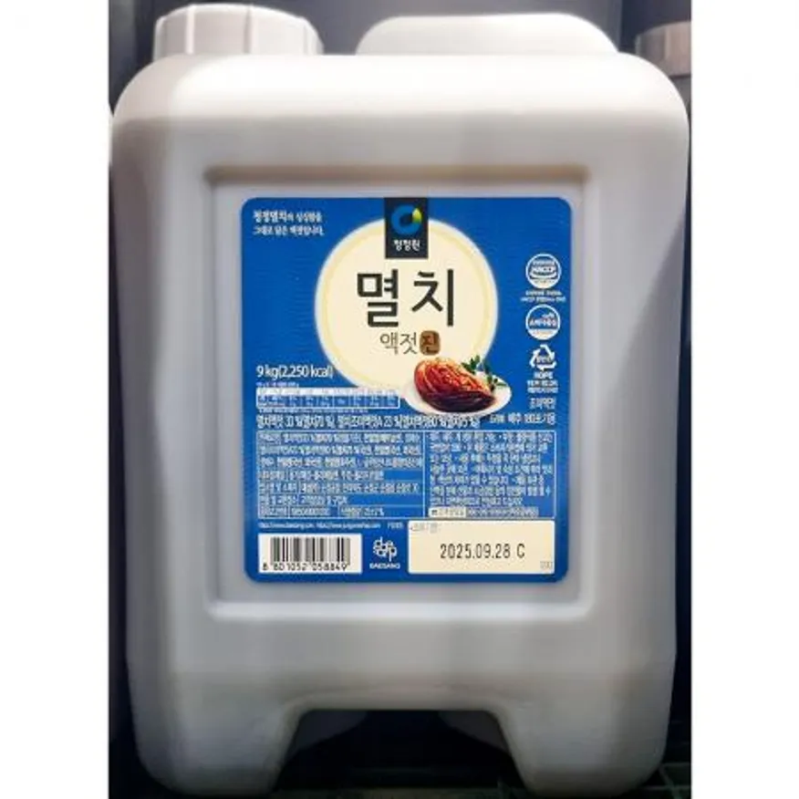 진멸치액젓 (청정원 9kg) 업소용 이미지