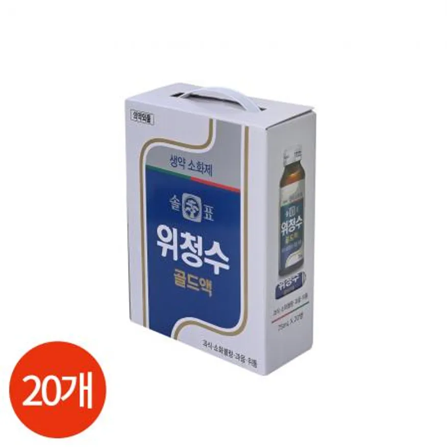 솔표 위청수 골드 75ml x 20개 업소용 이미지