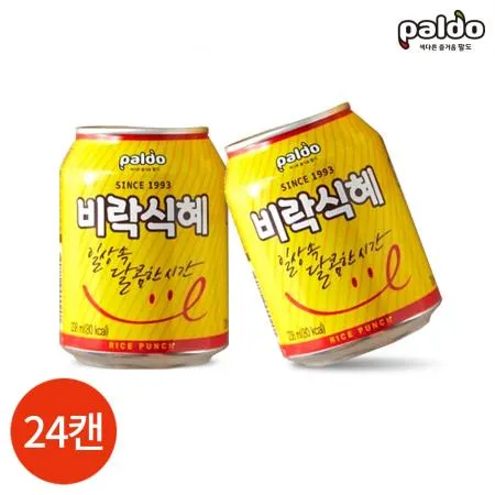 팔도 비락식혜 238ml X24캔