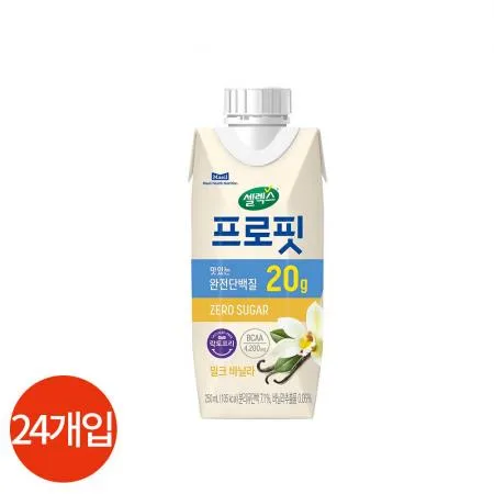 셀렉스 프로핏 밀크바닐라 250ml X24개