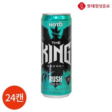 롯데칠성 핫식스 더킹러쉬 355ml x 24캔 업소용