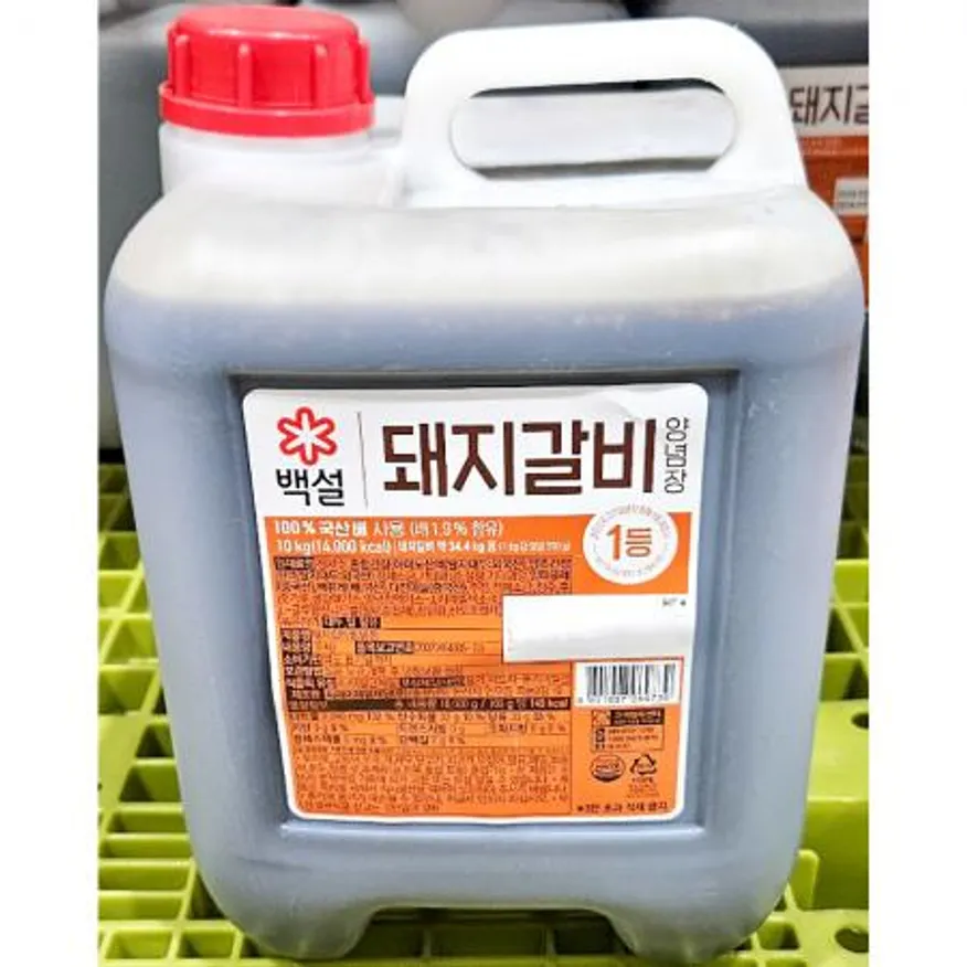 돼지갈비양념 (백설 10kg) 업소용 이미지
