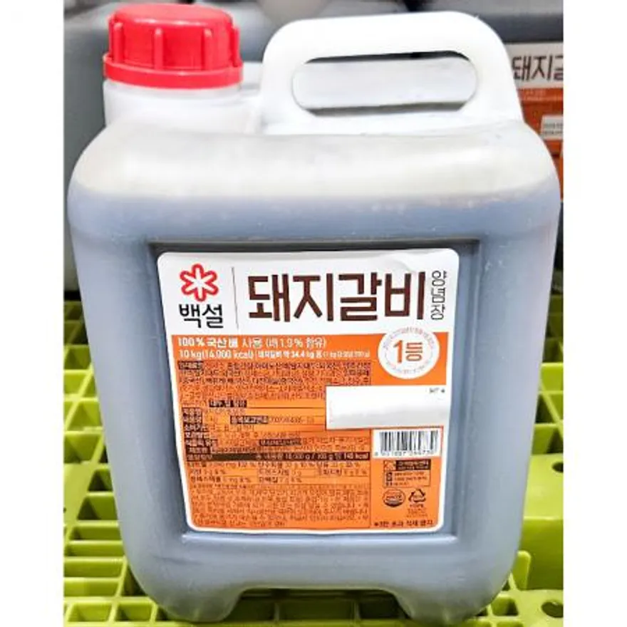 돼지갈비양념 (백설 10kg) 업소용 이미지