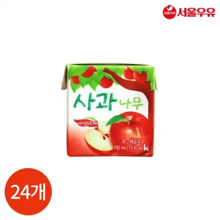 서울우유 사과나무 150ml X24개