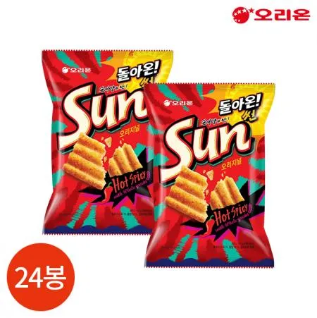 오리온 돌아온썬 핫 스파이시 66g X24봉