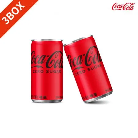 코카콜라 제로 묶음 190ml X30캔 3박스