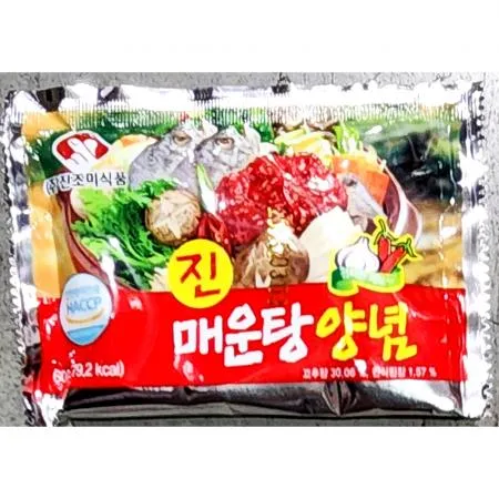 일회용 매운탕양념 (진조미 60g x100입 6kg) 업소용