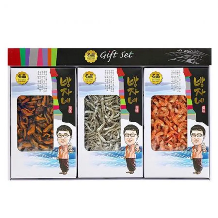 멸치선물세트 3종 건홍합 볶음멸치 두절새우 업소용 이미지