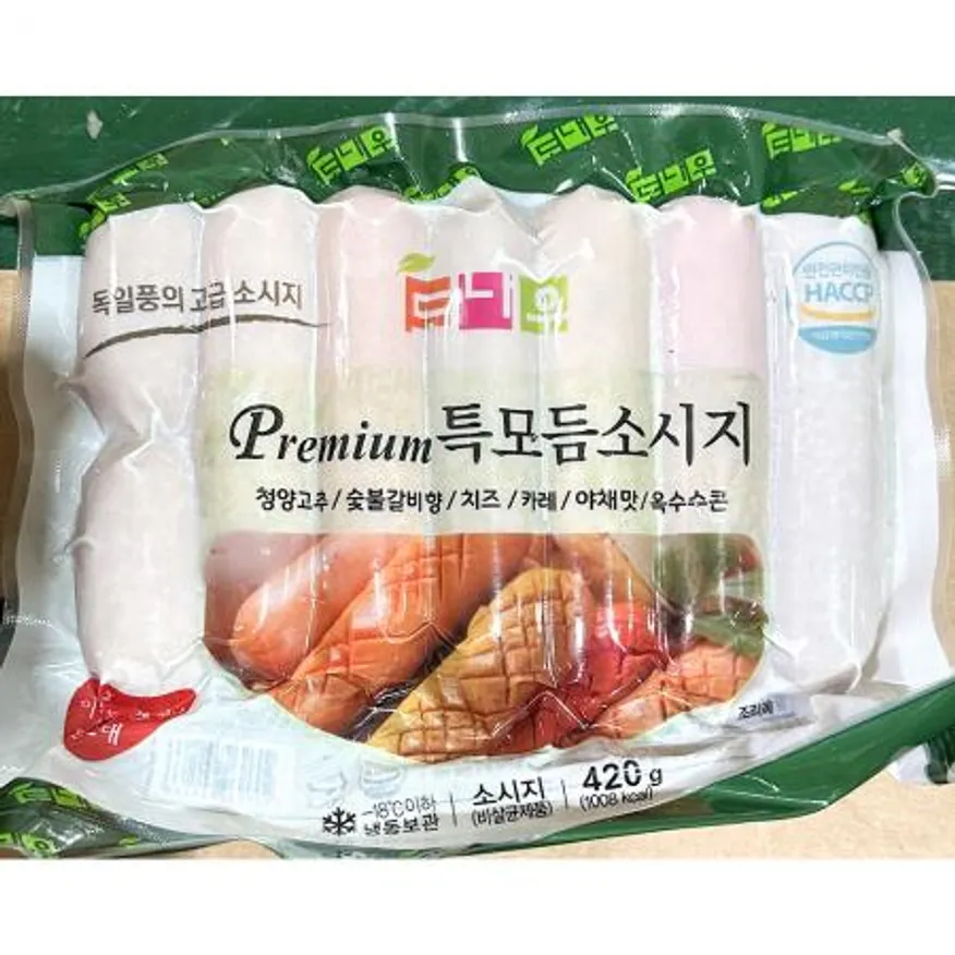 소시지 (특모듬 도나우 420g) 업소용 이미지