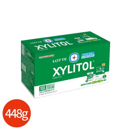 롯데 자일리톨 껌 348g + 100g 업소용