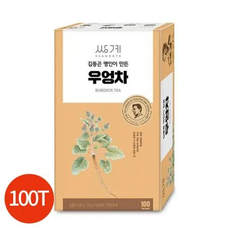 쌍계명차 김동곤 명인 국내산 우엉차 100g x 2입 업소용