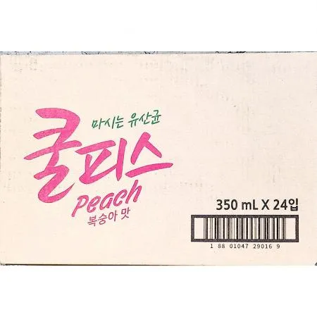 동원 쿨피스 350ml 캔 복숭아맛 24개 업소용