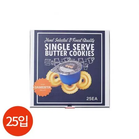 단케이크 포션 버터쿠키 18g X25개