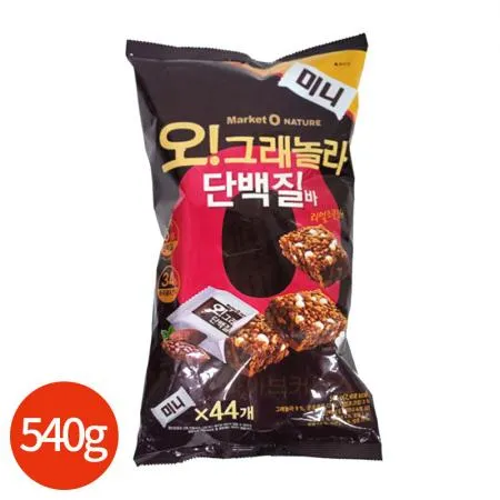 오리온 오그래놀라 단백질바 540g 44입
