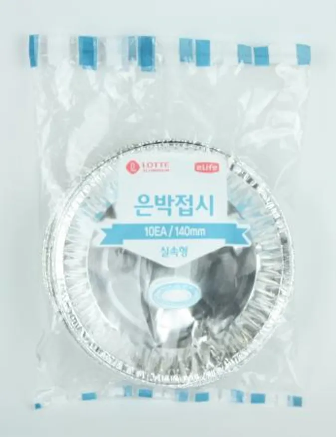 롯데 은박접시 30μ 140mm 업소용 이미지
