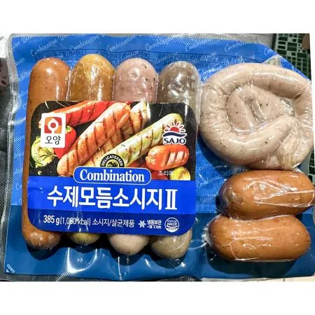 오양 수제모듬소시지 385g 업소용 이미지