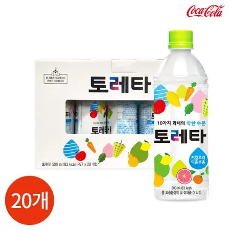 토레타 500ml X20개